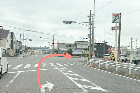 国道1号線(東側)岡崎方面