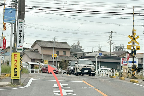 国道1号線(西側)安城方面